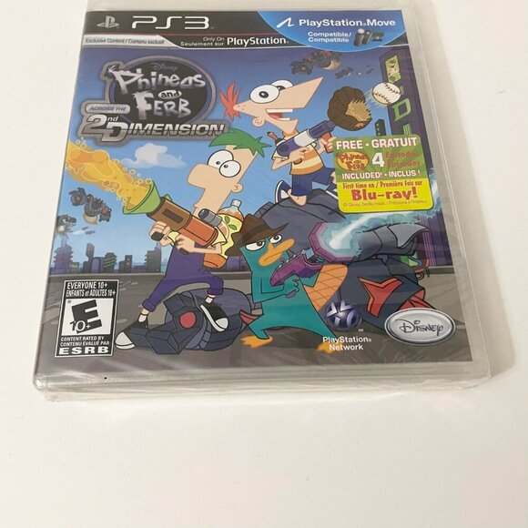 Playstation PS3 Phineas and Ferb Across the 2nd Dimension Video Game Disney - Picture 8 of 13